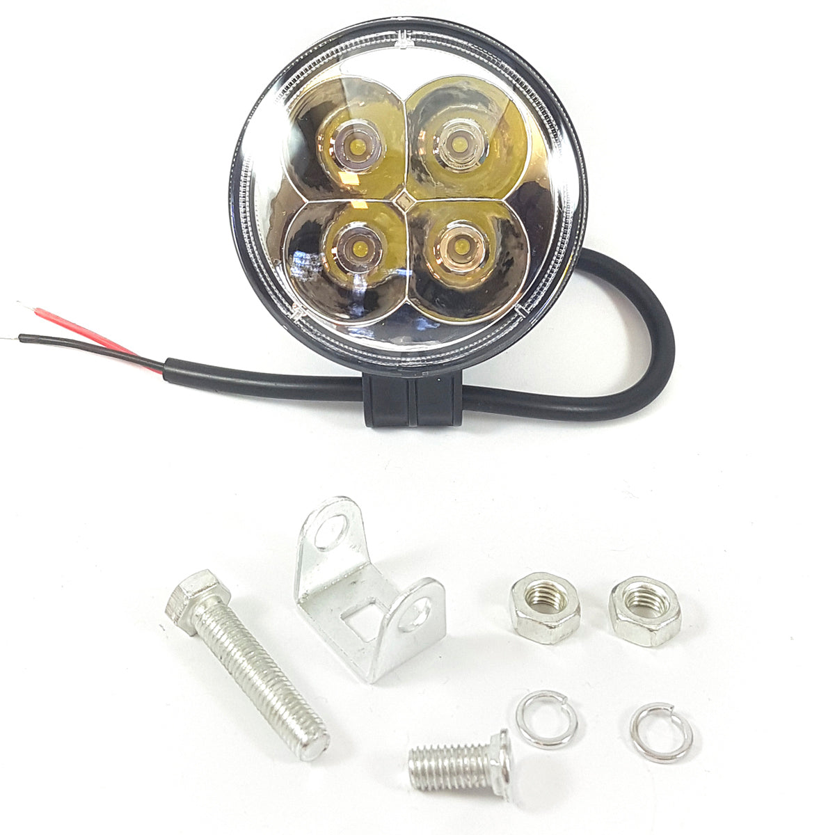 Faro Caminero Redondo 4 Led 12W-Faro Caminero-Multishop Uruguay