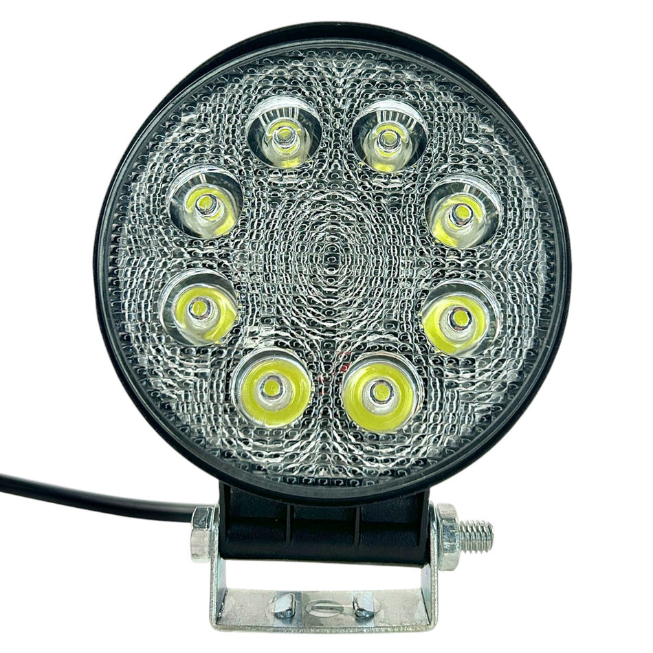 Faro Caminero Redondo 8 Led 24W-Faro Caminero-Multishop Uruguay