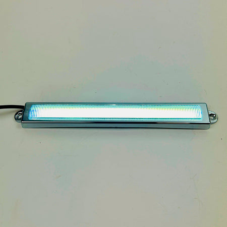 Faro Diurno 1 Led Blanco Diurno Recto 12V Kit 2 Unid-Faros Diurnos-Multishop Uruguay