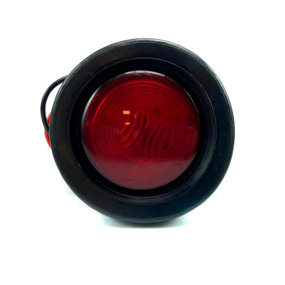Faro Lateral Camion Led Redondo Rojo 50 Mm-Faros Laterales-Multishop Uruguay