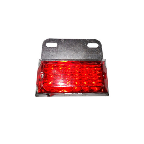 Faro Lateral Camion Led Universal 2 Tornillos 24V Rojo Rect-Faros Laterales-Multishop Uruguay