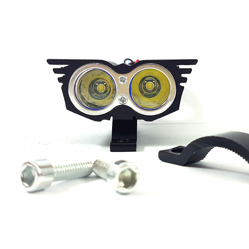 Faro Moto Caminero Led Doble 20W-Faros Motos-Multishop Uruguay
