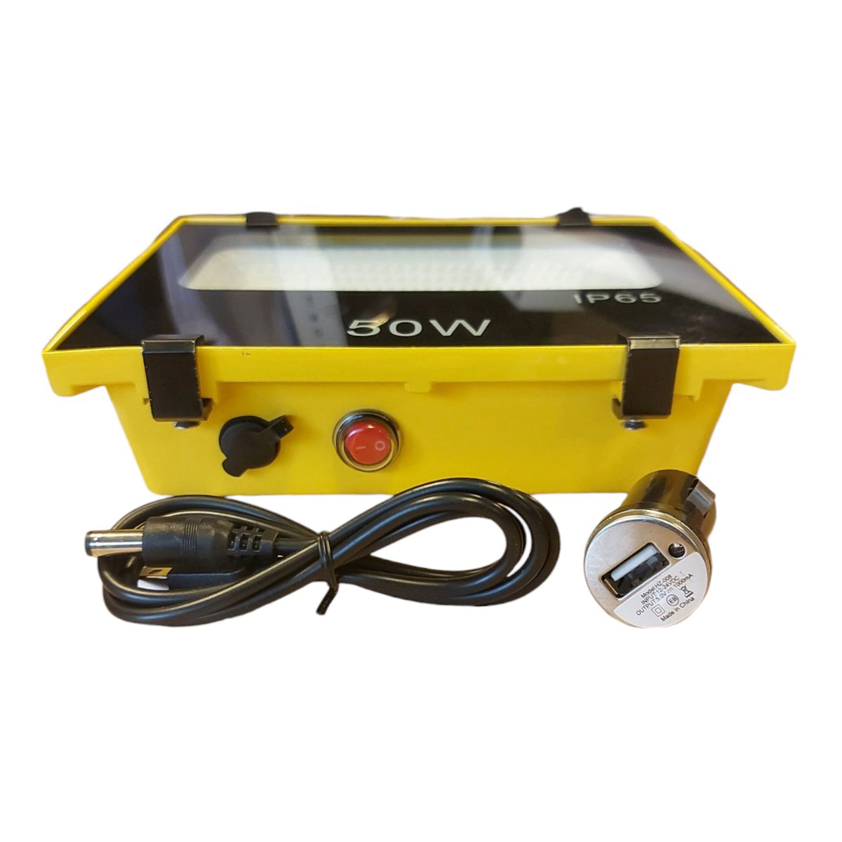 Faro Trabajo Led Recargable Con Base-Faro Led-Multishop Uruguay