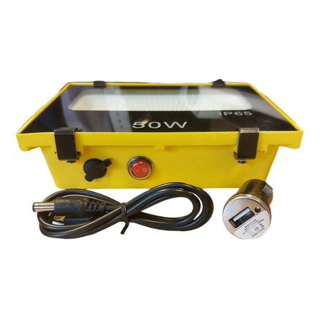 Faro Trabajo Led Recargable Con Base-Faro Led-Multishop Uruguay