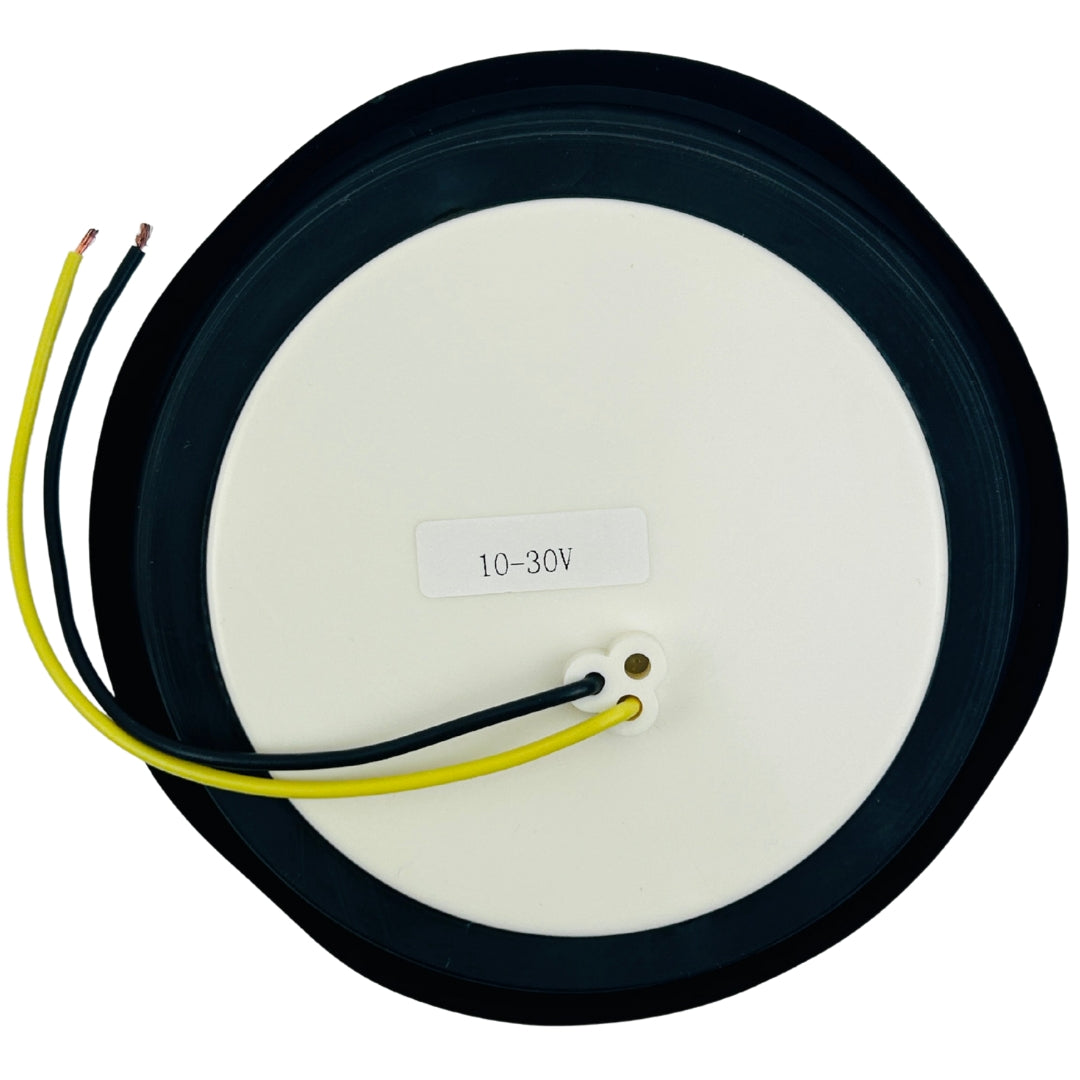 Faro Trasero Camión LED Redondo 105mm Ámbar-Faro Led-Multishop Uruguay