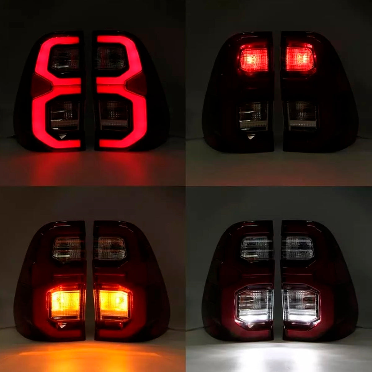 Faro Trasero Hilux Revo 2020 Led-Faros Traseros-Multishop Uruguay