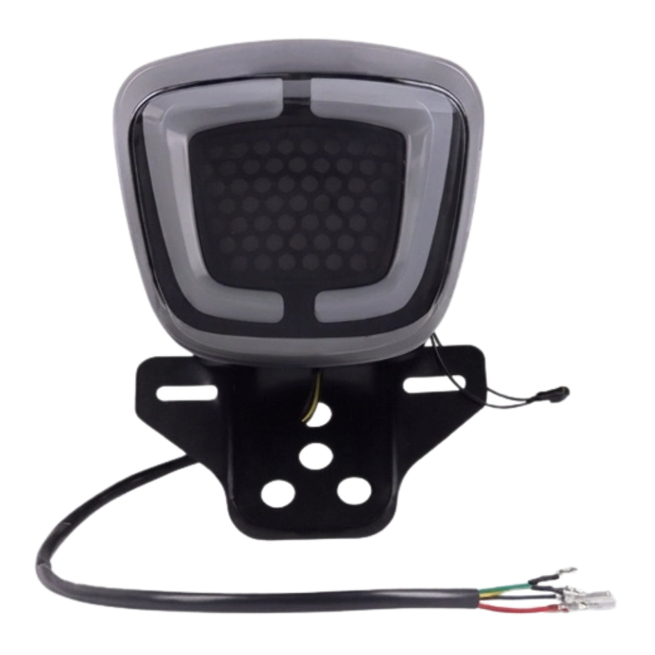 Faro Trasero LED Moto CG Sapucai Classic 10 Efectos-Faros motos-Multishop Uruguay