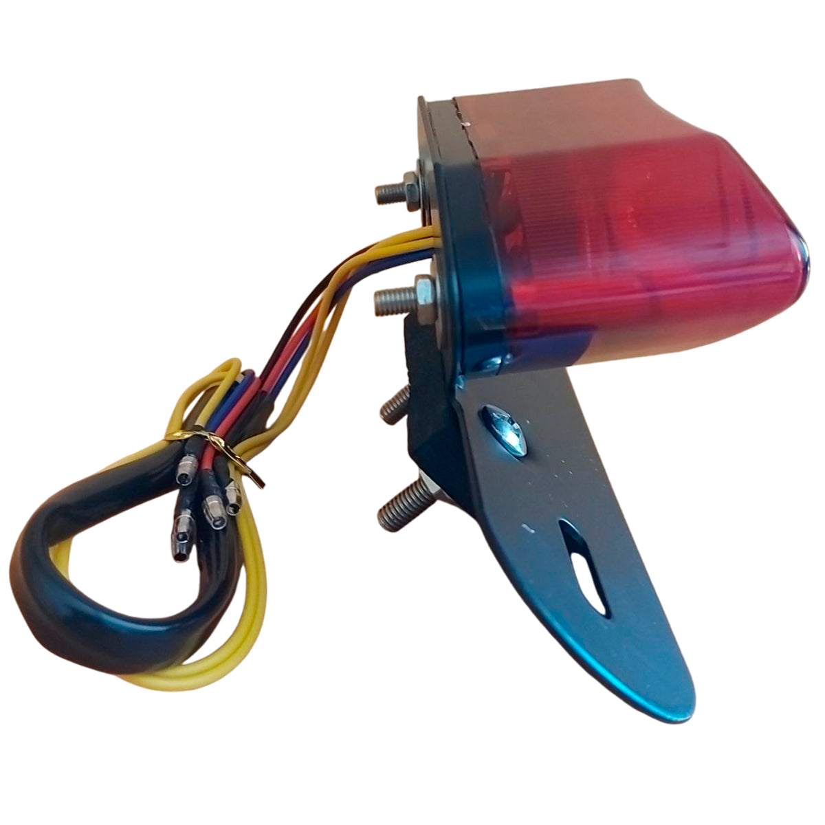 Faro Trasero Led Moto CG Universal Con Base-Faros Motos-Multishop Uruguay