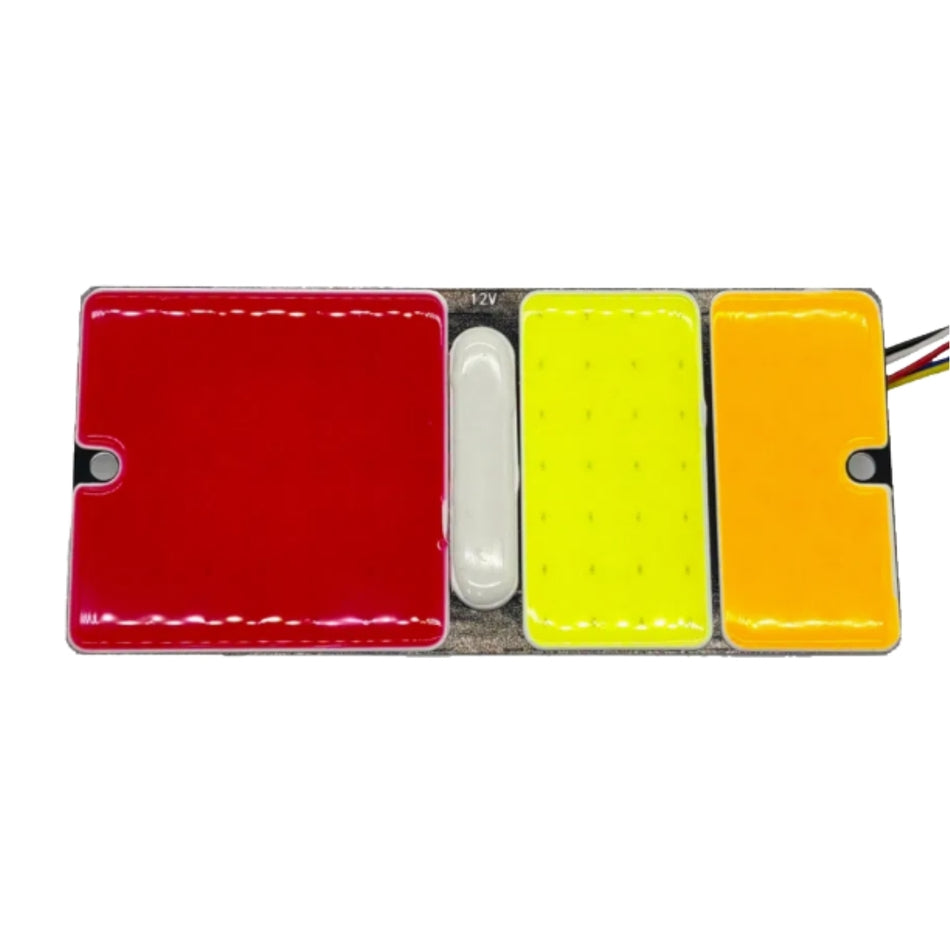 Faro Trasero LED para Tráiler 12V 15,7 x 7,4 cm Chato-Faros Traseros-Multishop Uruguay