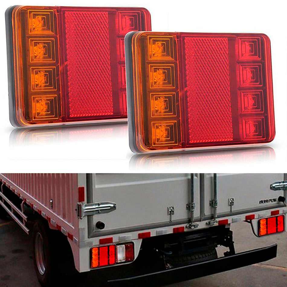 Faro Trasero Led Universal 9 X 11-Faros Traseros-Multishop Uruguay