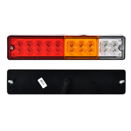 Farol Trasero 20 Led Universal 24X5 Cm 12-24V Trailer Camion-Faros Traseros-Multishop Uruguay