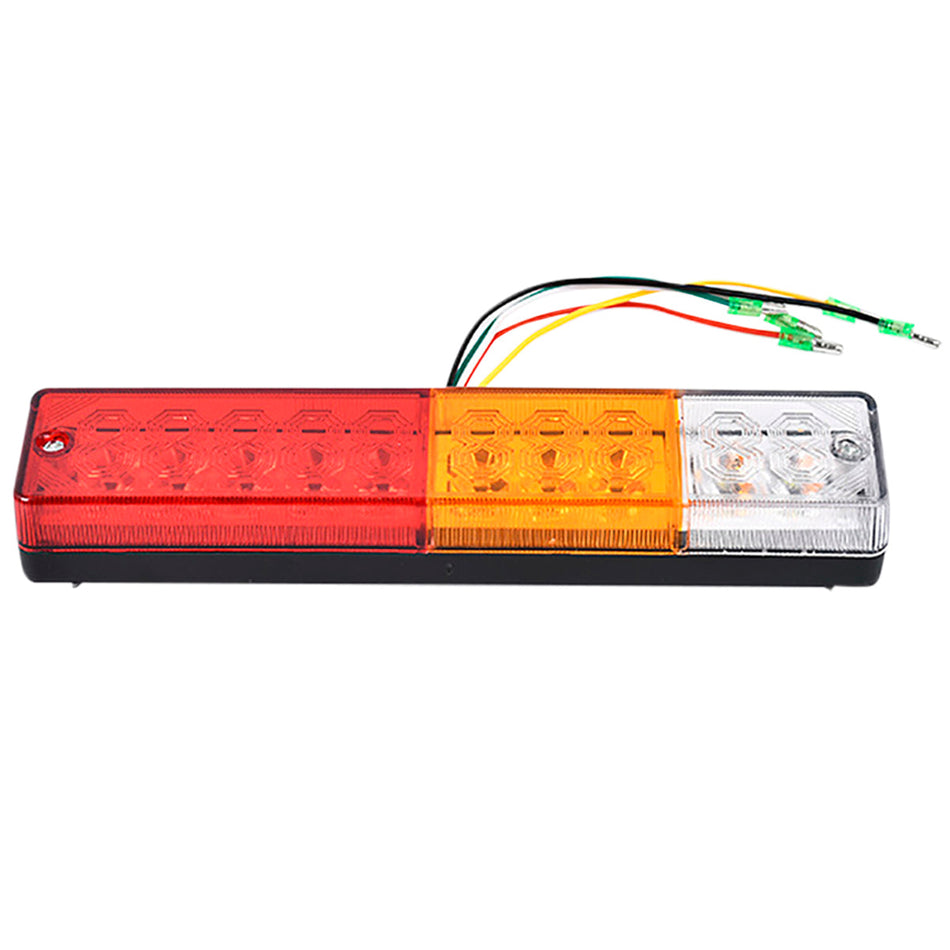 Farol Trasero 20 Led Universal 24X5 Cm 12-24V Trailer Camion-Faros Traseros-Multishop Uruguay