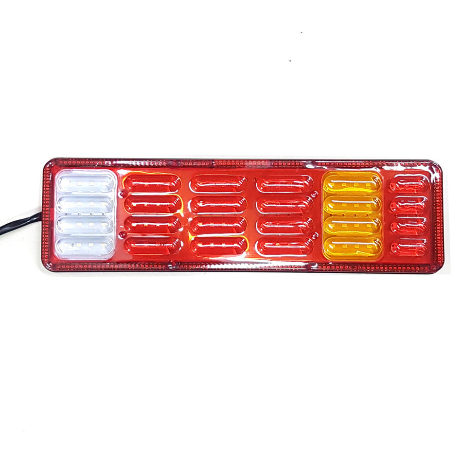 Farol Trasero Mercedes Benz Acanalado Largo Led 12V-Faros Traseros-Multishop Uruguay