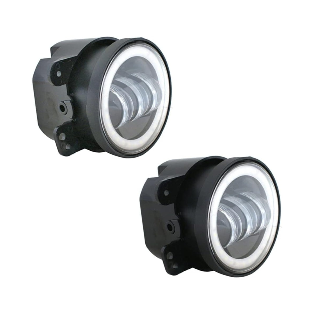 Faros Antiniebla LED 4" 20W Luz Blanca y Ámbar-Faro Led-Multishop Uruguay