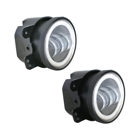 Faros Antiniebla LED 4" 20W Luz Blanca y Ámbar-Faro Led-Multishop Uruguay