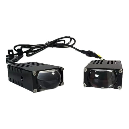 Faros Caminero 3000k 5500k Con Ventilador 60w Ip68 Blanco-Kit Led-Multishop Uruguay