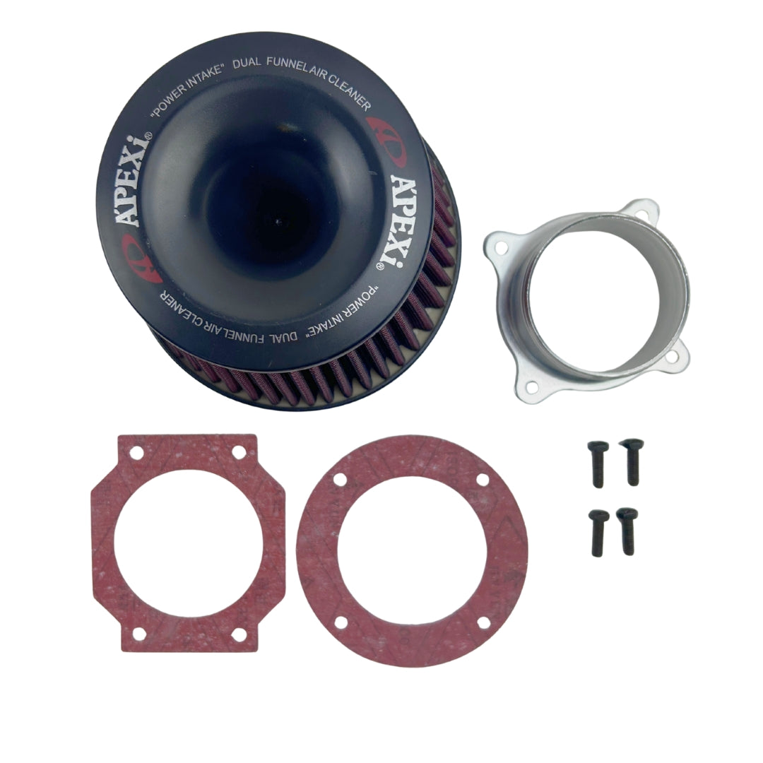 Filtro de Aire de Admisión Directa APEXi Con Adaptador de Aluminio-De Aire-Multishop Uruguay