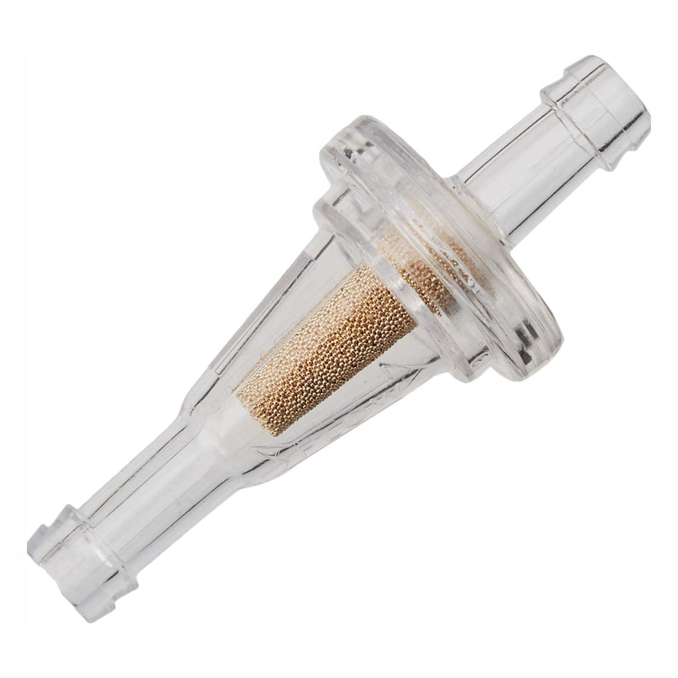 Filtro Nafta Moto Universal Transparente Núcleo Bronce-Filtros motos-Multishop Uruguay