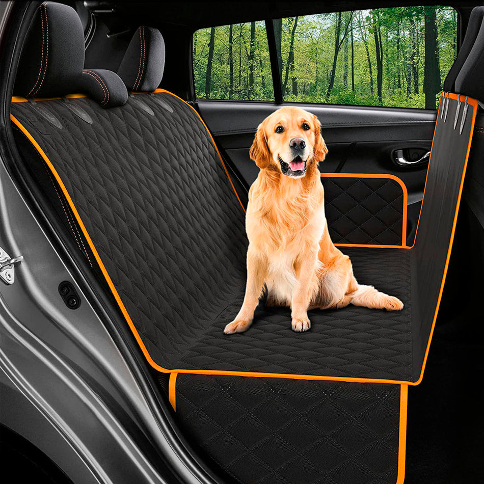 Funda Cubre Asiento De Auto Impermeable Mascota Perro Gato-Cubreasientos Universales-Multishop Uruguay