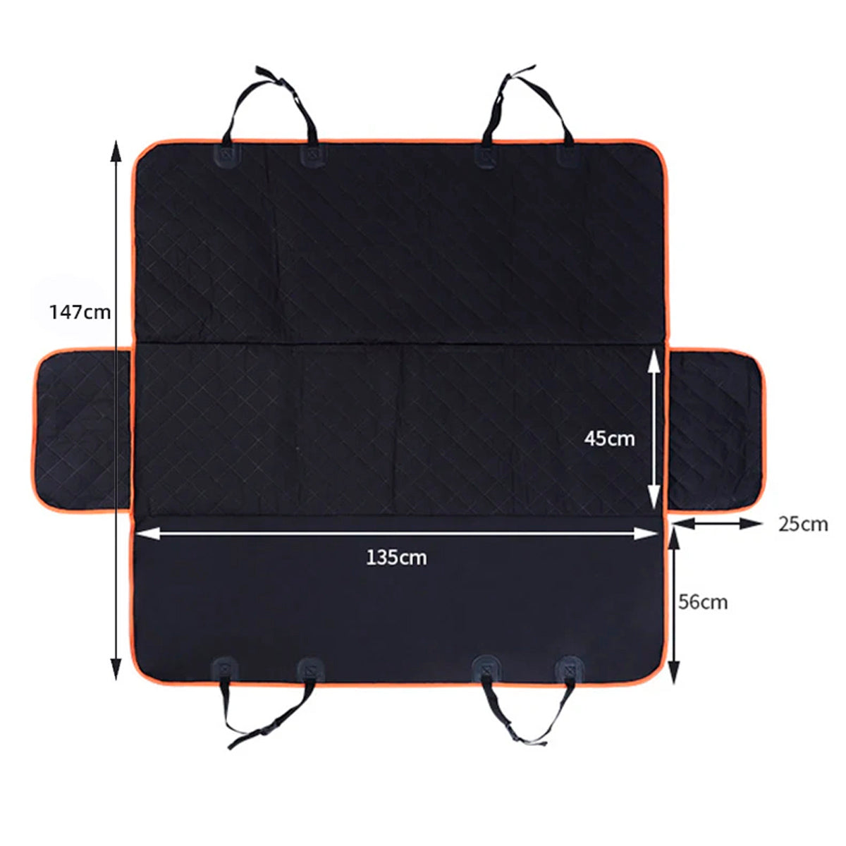 Funda Cubre Asiento De Auto Impermeable Mascota Perro Gato-Cubreasientos Universales-Multishop Uruguay