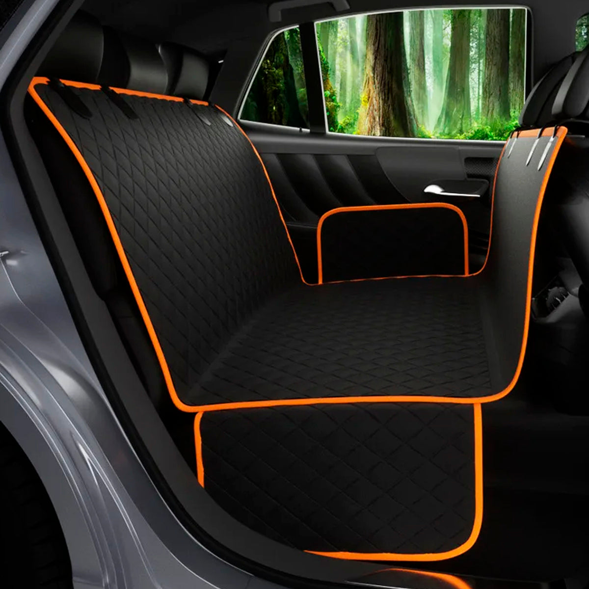 Funda Cubre Asiento De Auto Impermeable Mascota Perro Gato-Cubreasientos Universales-Multishop Uruguay
