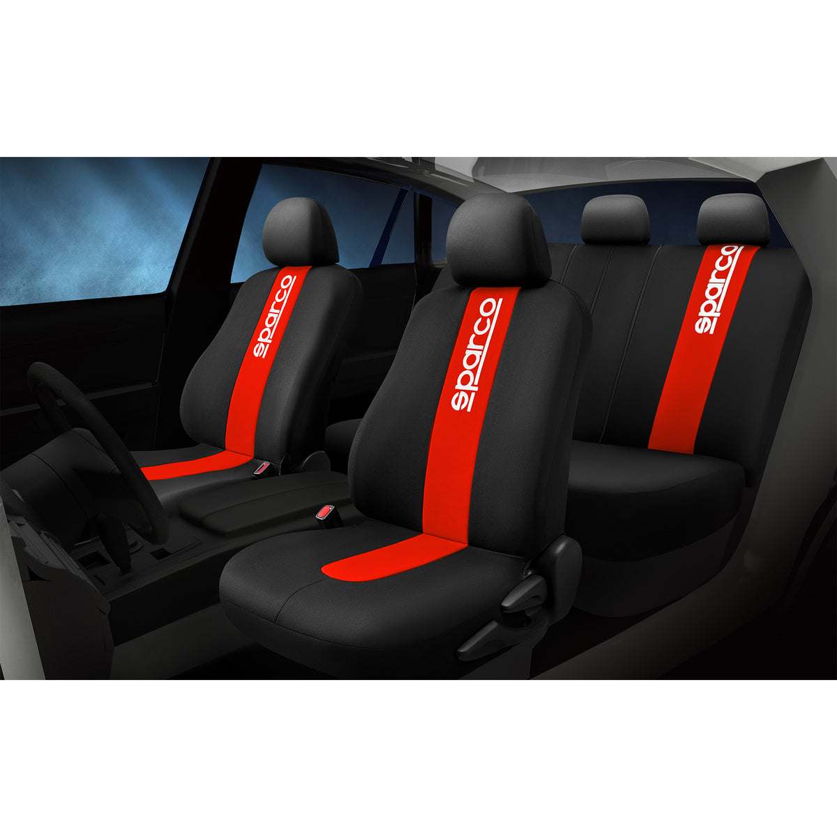 Fundas Cubreasientos Sparco Universal Polyester-Cubreasientos Universales-Multishop Uruguay