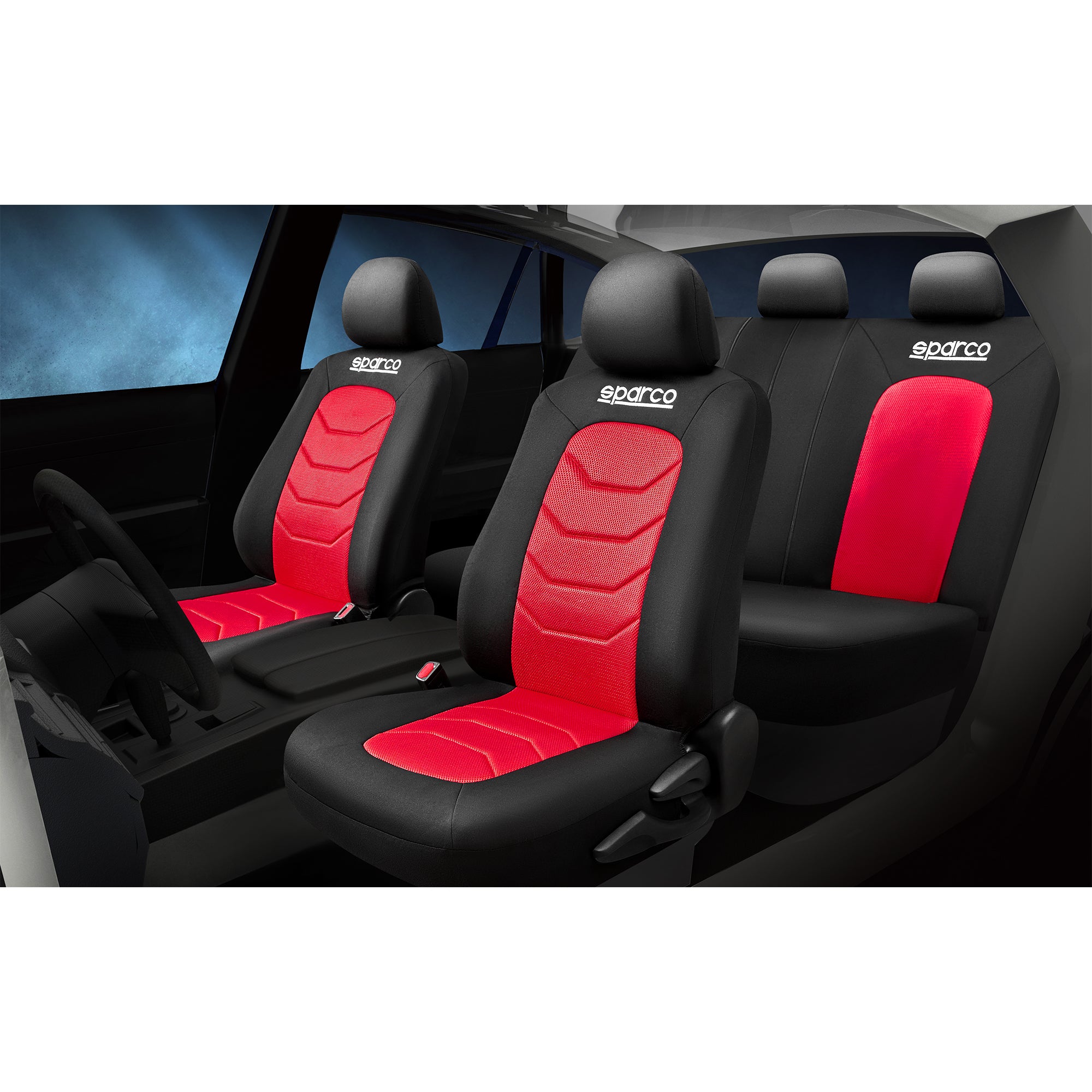 Fundas Cubreasientos Sparco Universal-Cubreasientos Universales-Multishop Uruguay