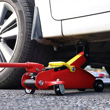 Gato hidráulico tipo carro 2 toneladas – Compacto y resistente-Gatos Hidraulicos-Multishop Uruguay