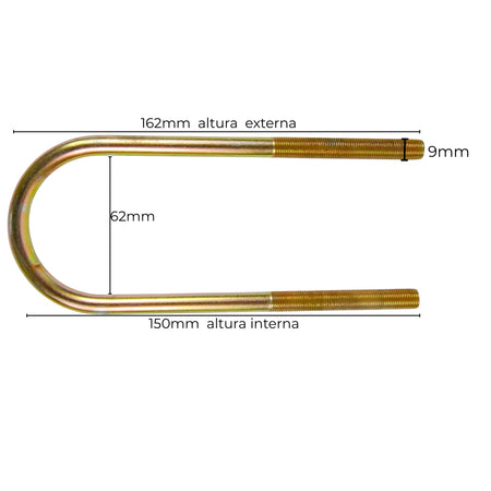 Grampa U Mazo Elastico Con Tuercas Dfm/Dfsk/Chana x1 Un.-Elasticos y Partes-Multishop Uruguay