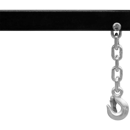 Grúa Pluma hidráulica plegable 2T para motores y talleres-Gruas-Multishop Uruguay