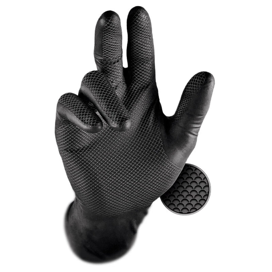 Guantes Trabajo Antivirales Grippaz 50 Un.-Guantes-Multishop Uruguay