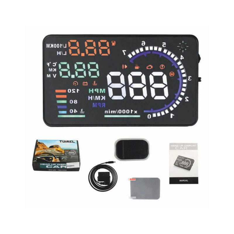 Head Up Display Tablero para Parabrisas-Accesorios-Multishop Uruguay