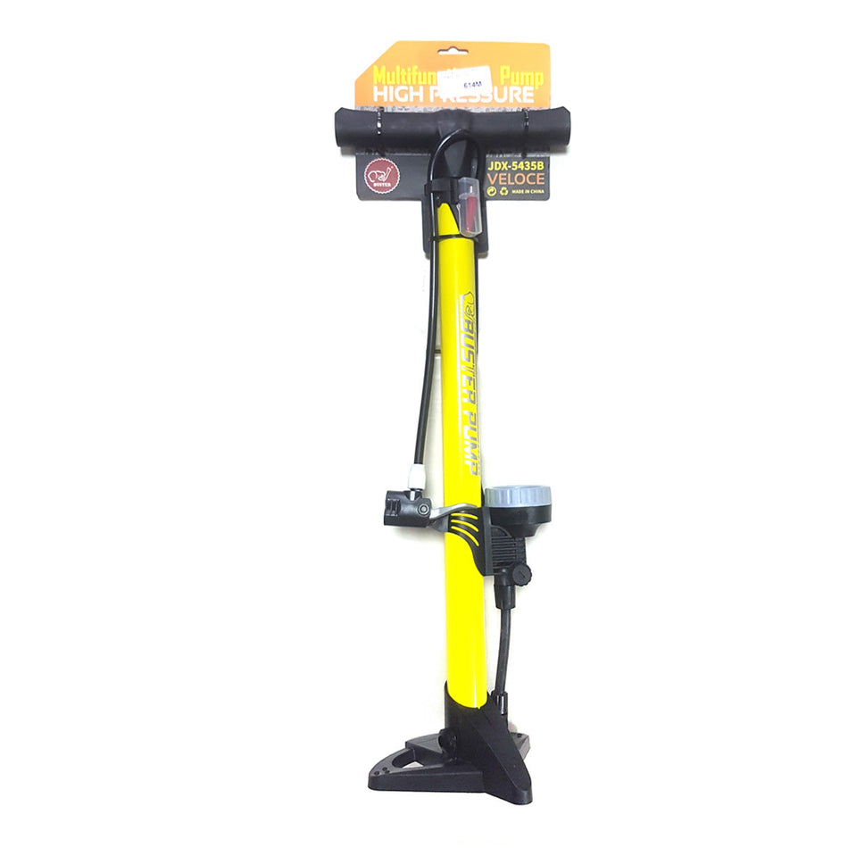 Inflador De Pie Con Manometro Auto-Infladores-Multishop Uruguay