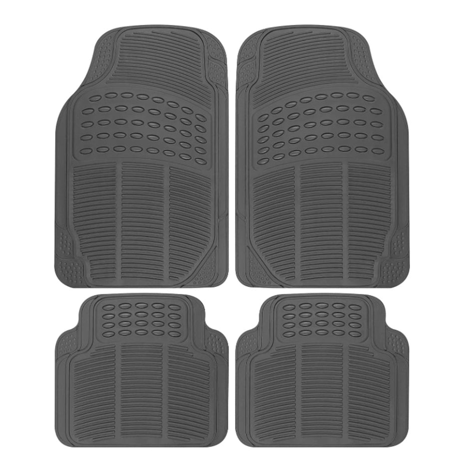 Juego Alfombras para autos en goma Universal 4 piezas flex-Alfombras Universales-Multishop Uruguay