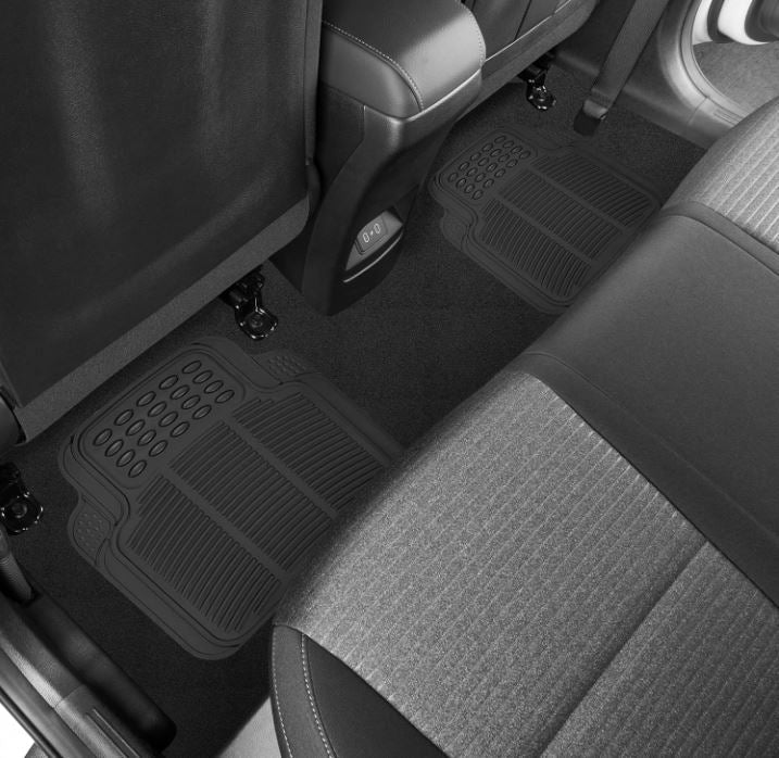 Juego Alfombras para autos en goma Universal 4 piezas flex-Alfombras Universales-Multishop Uruguay