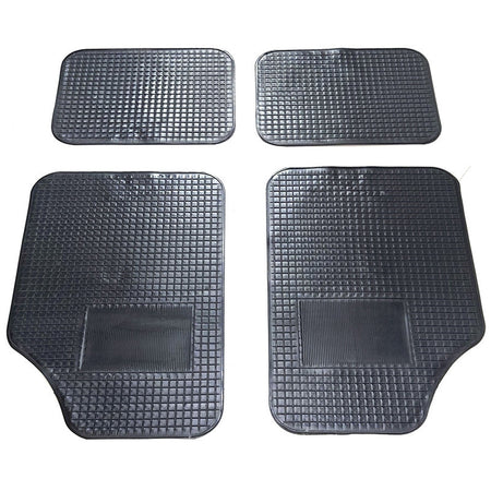 Juego Alfombras para autos en goma Universal 4 piezas-Alfombras Universales-Multishop Uruguay