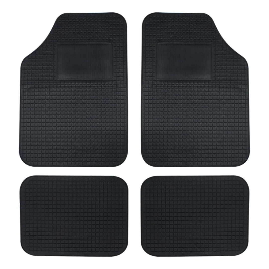 Juego Alfombras para autos en goma Universal 4 piezas-Alfombras Universales-Multishop Uruguay