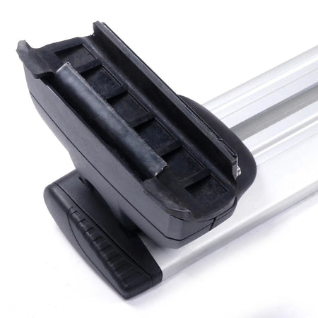 Juego Barras De Techo Transversales Aluminio para rieles pegados-Portaequipajes-Multishop Uruguay
