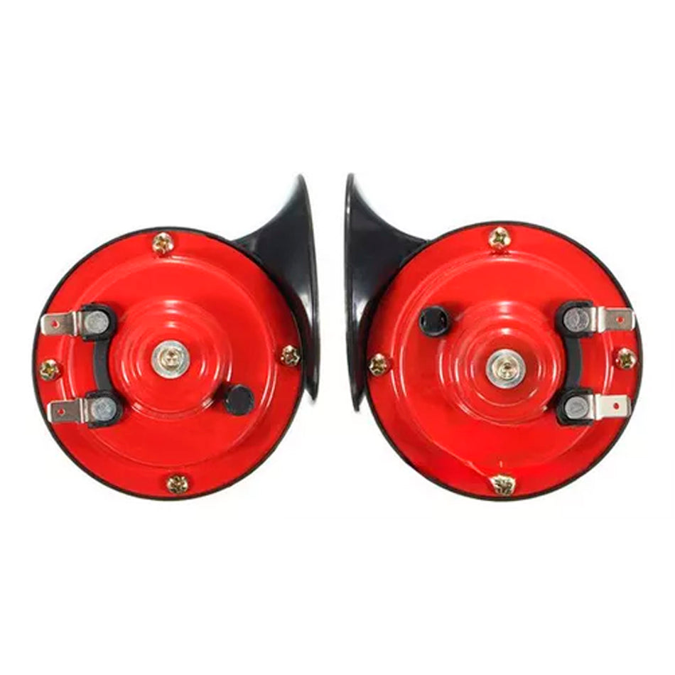 Juego Bocinas Caracol con Relay Auto-Bocinas-Multishop Uruguay