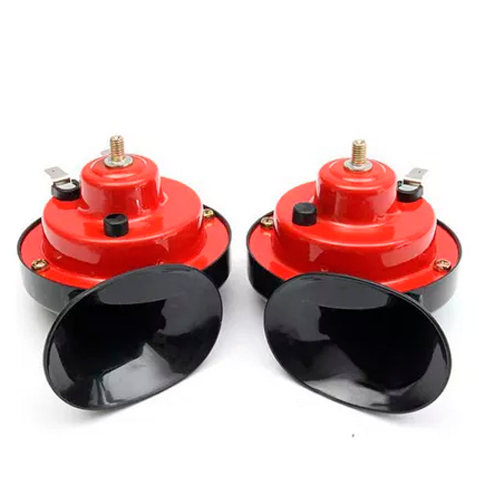 Juego Bocinas Caracol con Relay Auto-Bocinas-Multishop Uruguay