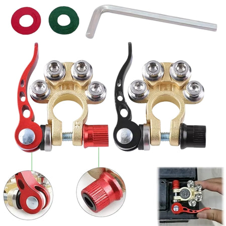 Juego Borne Bateria Terminal Rapido-Accesorios-Multishop Uruguay