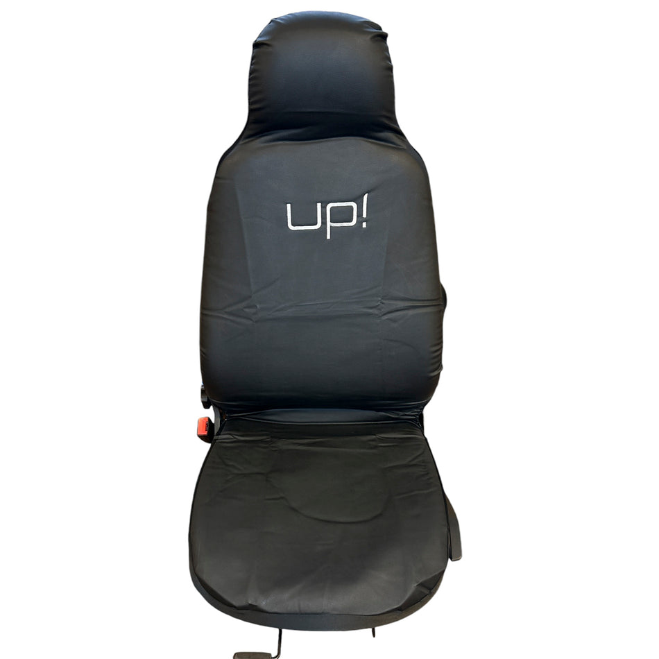Juego Cubreasientos para auto Eco Cuero con logo Vw Up-Cubreasientos VW-Multishop Uruguay