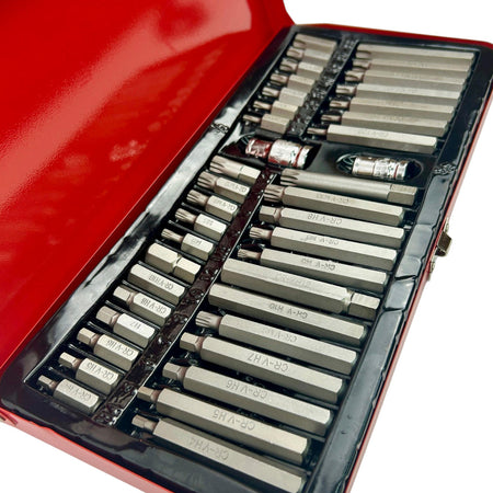 Juego De 40 Puntas Allen Torx Y Estriadas-Caja Dados-Multishop Uruguay