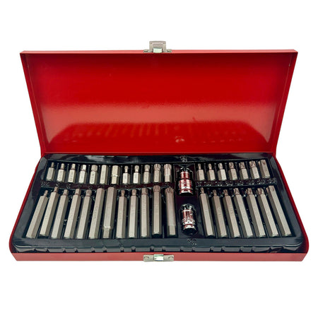 Juego De 40 Puntas Allen Torx Y Estriadas-Caja Dados-Multishop Uruguay