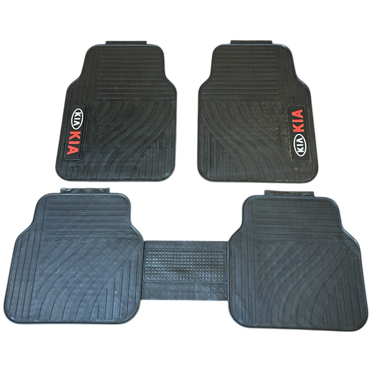Juego de Alfombras KIA para autos en goma-Alfombras Kia-Multishop Uruguay