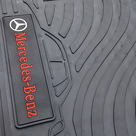 Juego de Alfombras Mercedes para autos en goma-Alfombras Mercedes-Multishop Uruguay