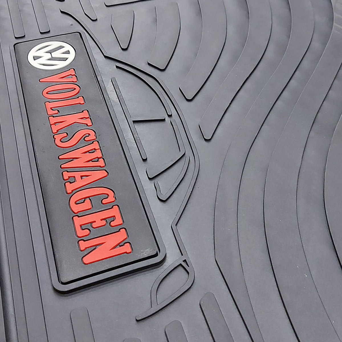 Juego de Alfombras VW para autos en goma-Alfombras VW-Multishop Uruguay