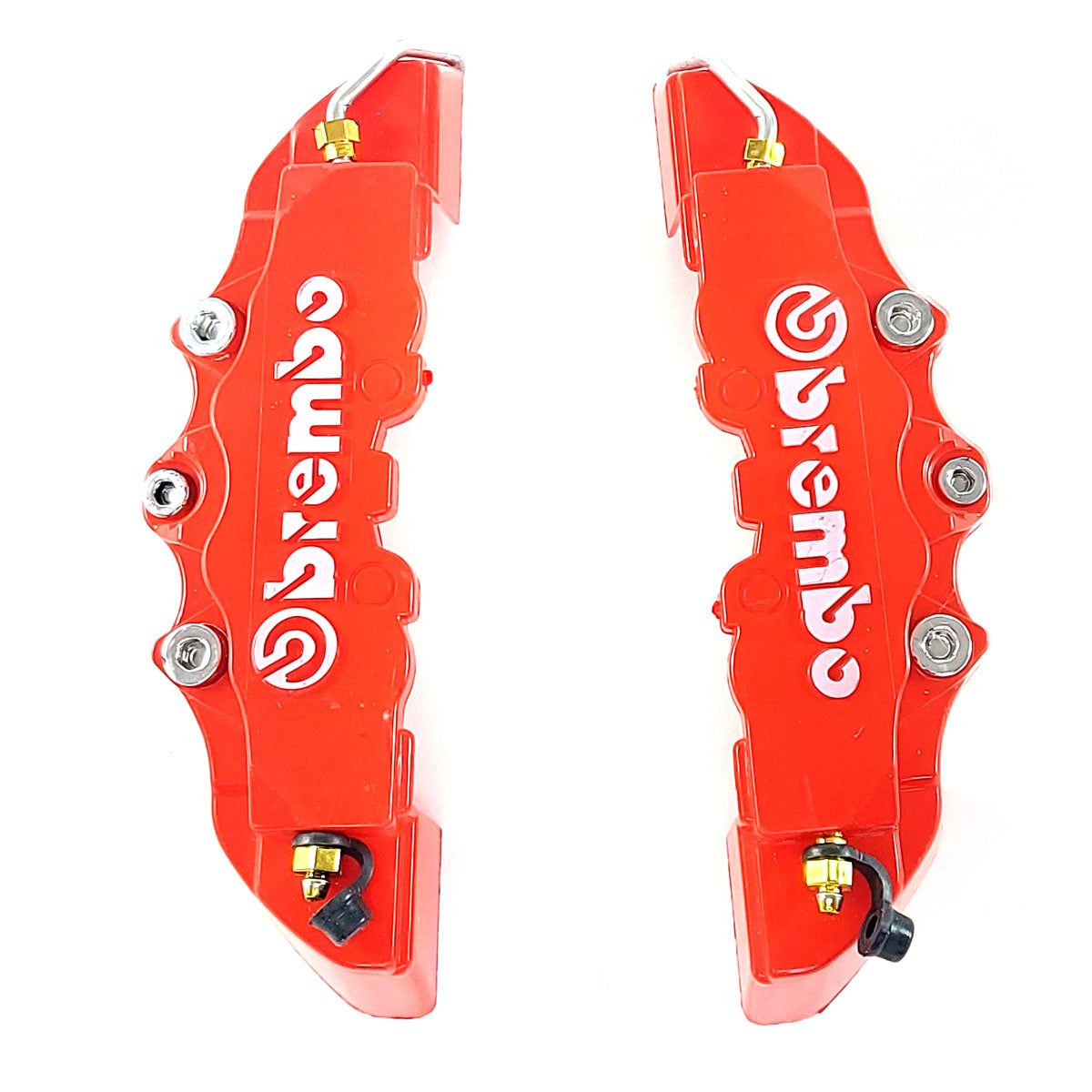 Juego de Cubre Mordaza Brembo Rojo Para Llantas 15 y Mas-Accesorios-Multishop Uruguay
