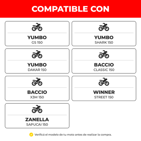 Juego de Juntas Completo CG150 Moto con Arranque-Juntas motos-Multishop Uruguay