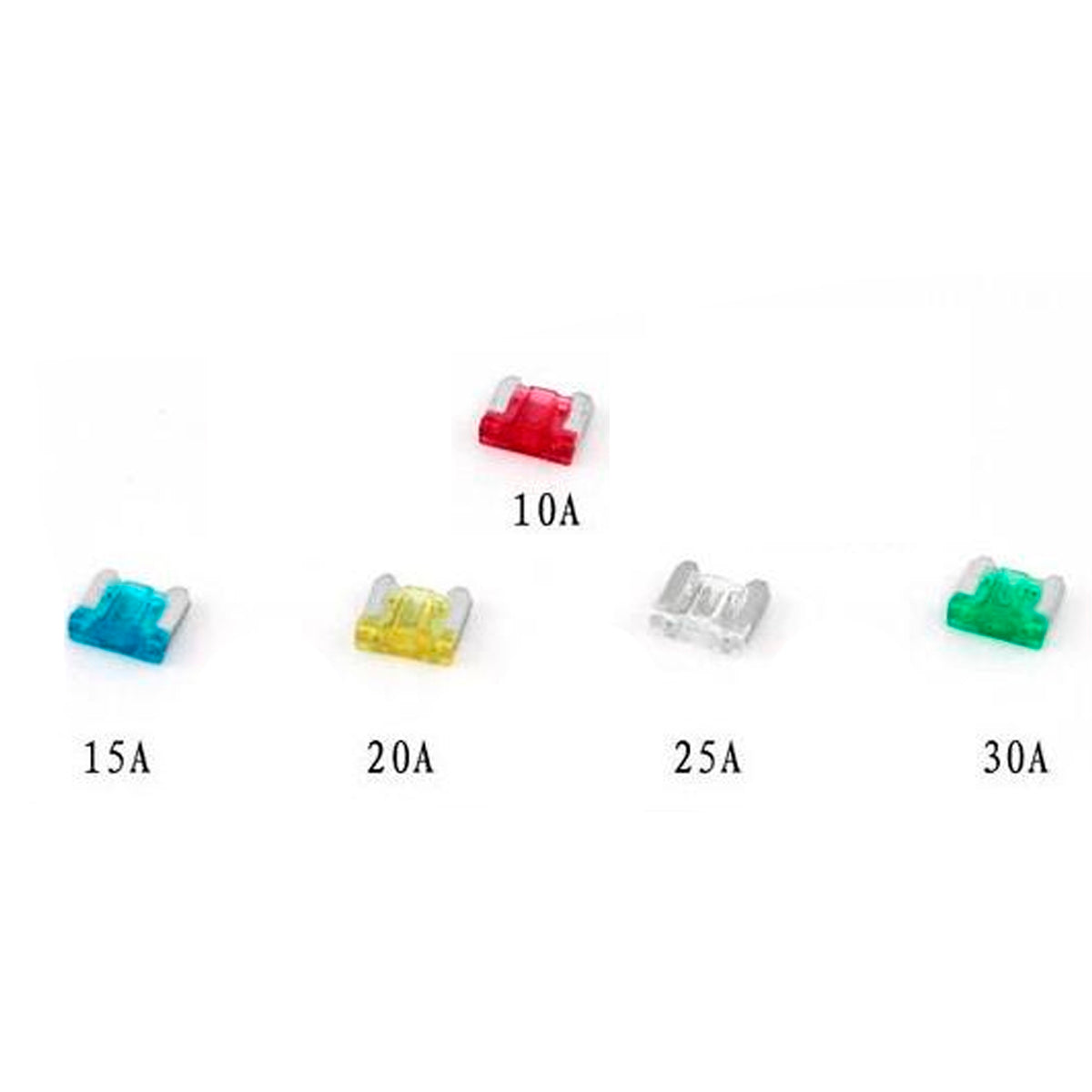 Kit 100 Fusibles Mini Surtidos Pata Corta-Accesorios-Multishop Uruguay